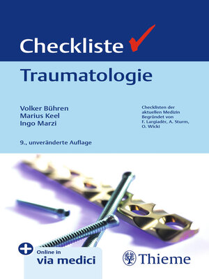 cover image of Checkliste Traumatologie